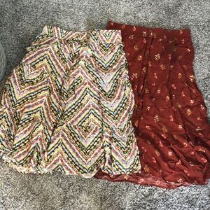 2 NWOT Skirts